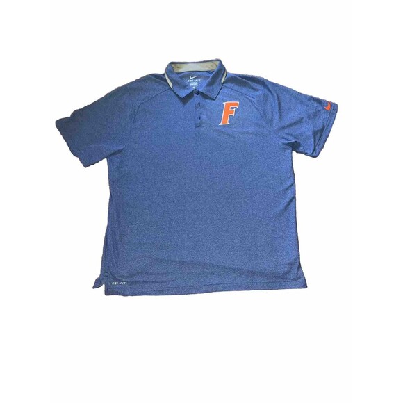 2 Florida Gators Polo Golf Shirt Mens Size XL Blue Orange Short Sleeve - Picture 2 of 4